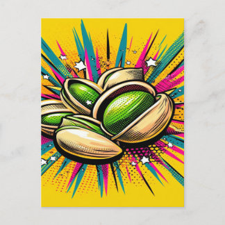 Pistachio Super Power Postkarte