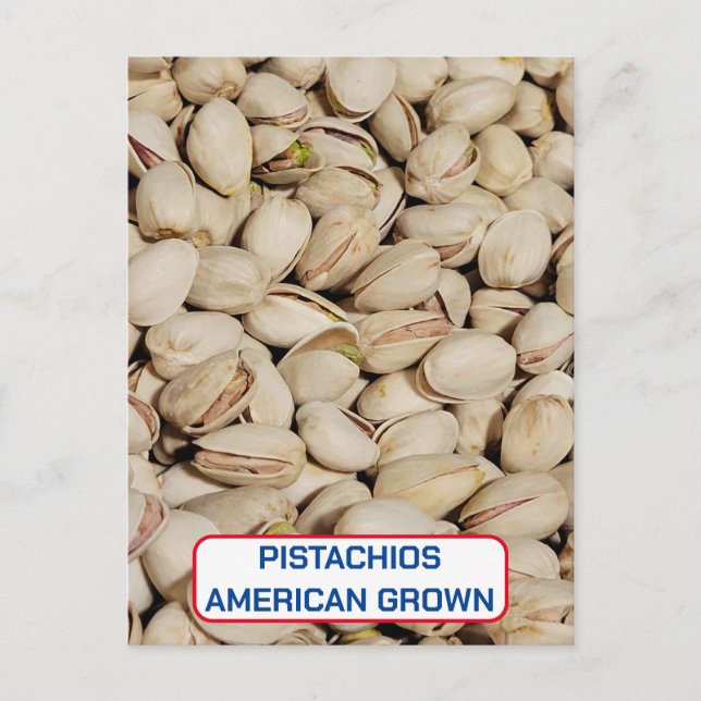 Pistachios, amerikanisches Erbe Postkarte (Vorderseite)