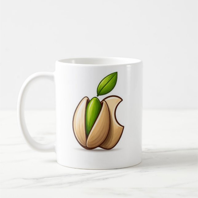 PistaMug – Ein Schluck mit einer Pistazien-Note Kaffeetasse (Links)