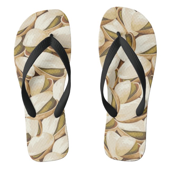 Pistazien Flip Flops (Fußbett)