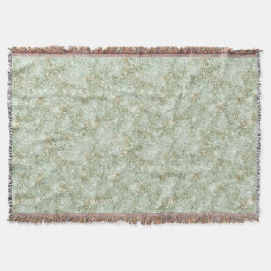 Pistazien-Grün Glitzernder Faux-Glitter-Geburtstag Decke