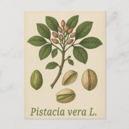Pistazien-Postkarte Postkarte
