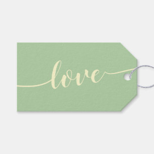 Pistazien- und Sahne-Cheers Simple Love Geschenkanhänger