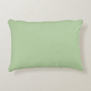 Pistaziengrüne Farbe Schlichte, helle Pastell-Desi Dekokissen