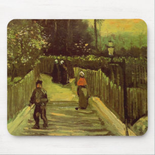 Piste in Montmartre von Vincent van Gogh Mousepad