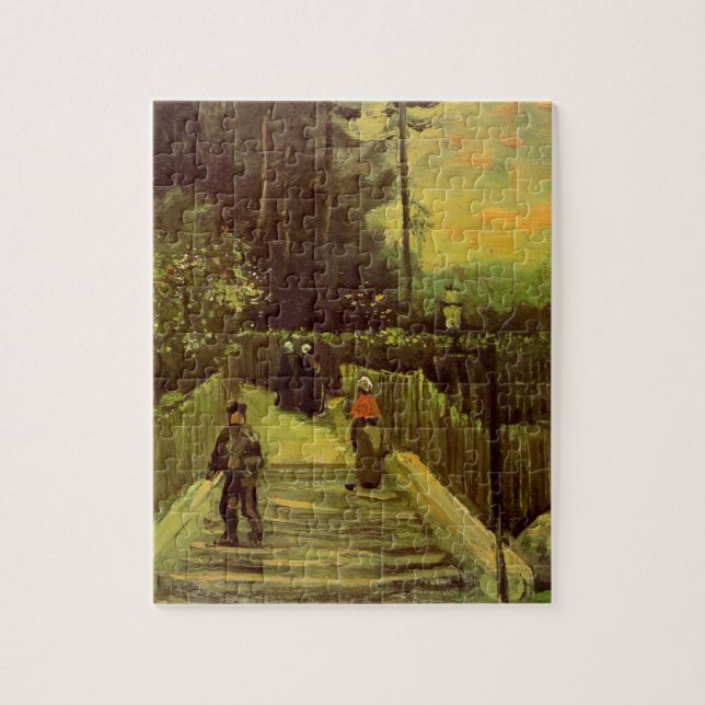 Piste in Montmartre von Vincent van Gogh Puzzle (Vertikal)
