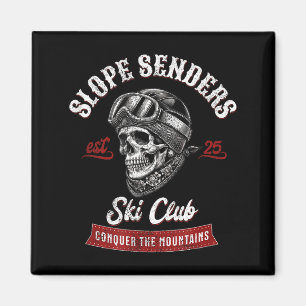 Pisten-Sender Freestyle-Skifahrer Winter Magnet