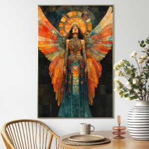 Pistis Sophia Gnostic Goddess Mosaik Malerei Art Poster