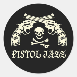 PISTOL JAZZ ステッカー RUNDER AUFKLEBER