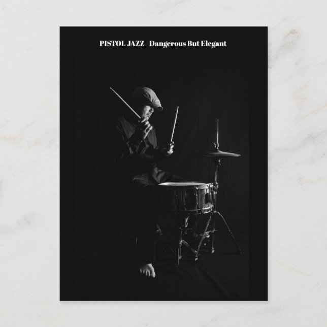 PISTOL JAZZ(B) POSTKARTE (Vorderseite)