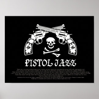 PISTOL JAZZ LOGO ポスター POSTER