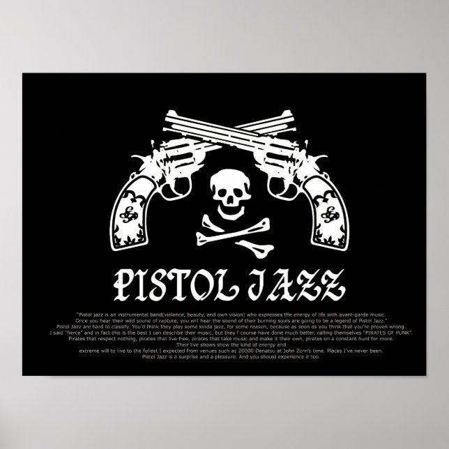 PISTOL JAZZ LOGO ポスター POSTER (Vorne)
