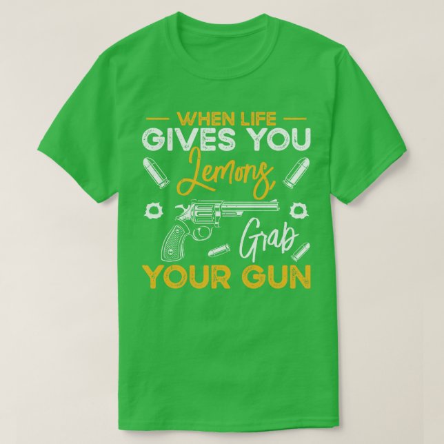Pistolen Lover Gun Eigentümer Shooting Design T-Shirt (Design vorne)