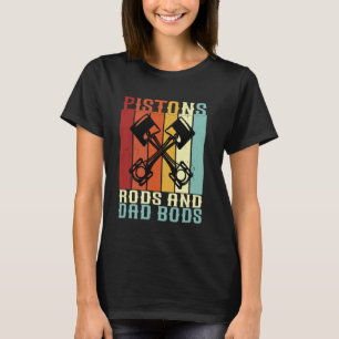 Pistolen und Vater Bods lustige Mechanik Vintag m T-Shirt