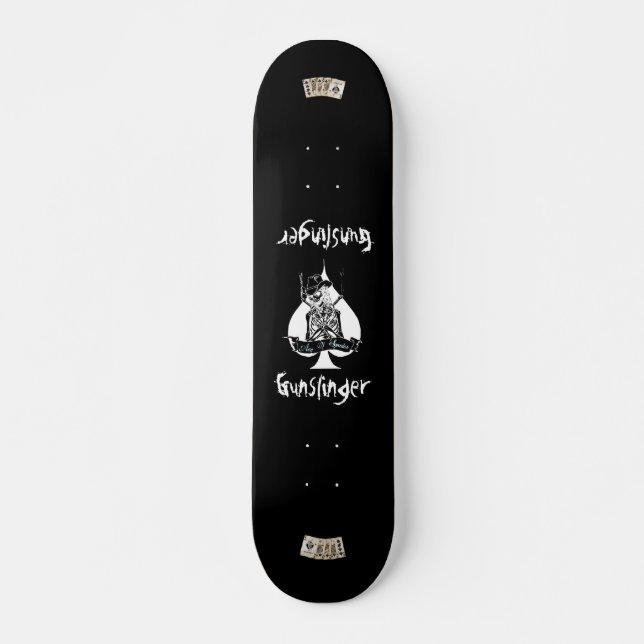 Pistolenheld-Pikass Skateboard (Vorne)