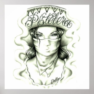 pistolera Grundtattoo Poster