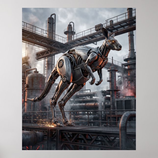 Piston Kangaroo Leap Poster (Vorne)
