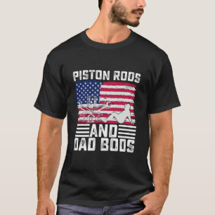 Pistonstangen und Dad Bods Mechaniker USA 4. Juli T-Shirt