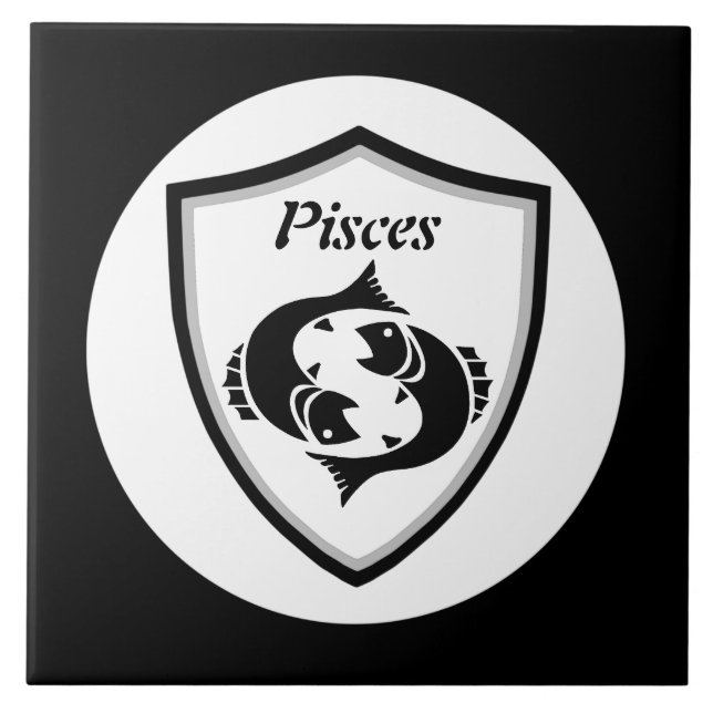 Pisus-Symbol       Fliese (Vorderseite)