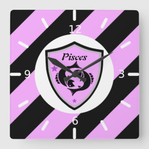 Pisus-Symbol       Quadratische Wanduhr