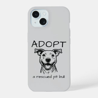 Pit Bull Advocacy Handycase iPhone 15 Hülle
