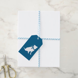 Pit Bull Babydusche Pitbull Dog Blue Boy Geschenkanhänger