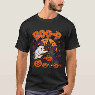 Pit Bull Boo P Geister-Nase Boop Halloween Hundeli T-Shirt