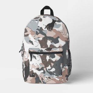 Pit Bull-Camouflage Bedruckter Rucksack