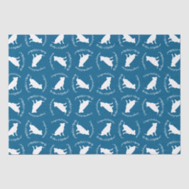 Pit Bull Dog Baby Dusche Blue Boy Pitbull Seidenpapier