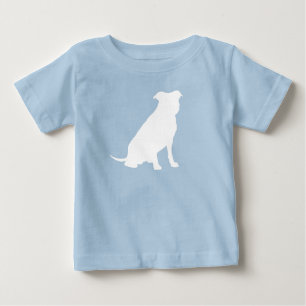 Pit Bull Dog Baby Dusche Blue Boy Pitbull T-shirt