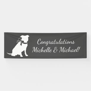 Pit Bull Dog Baby Duwer Gender neutral Banner