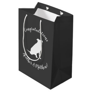 Pit Bull Dog Baby Duwer Gender neutral Mittlere Geschenktüte
