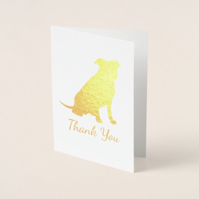 Pit Bull Dog Babydusche Geschlecht Neutral Pitbull Folienkarte (Vorderseite)