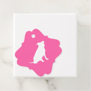 Pit Bull Dog Babydusche Pink Girl Pitbull Geschenkanhänger