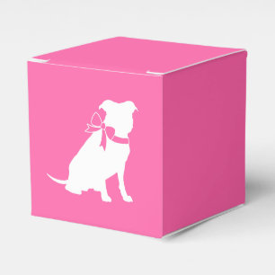 Pit Bull Dog Babydusche Pink Girl Pitbull Geschenkschachtel