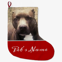 Pit Bull Dog Custom Pet Foto