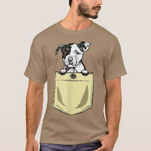 Pit Bull Dog im Pocket Puppy Pitbull T - Shirt