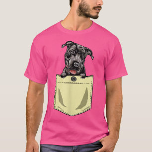 Pit Bull Dog in Pocket Pitbull Welpe T - Shirt C