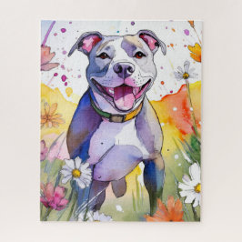 Pit Bull Dog Jigsaw Puzzle