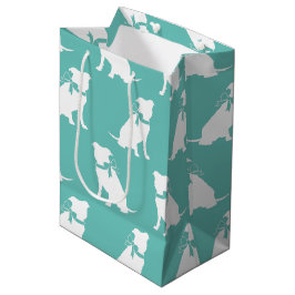 Pit Bull Dog Puppy Pitbull Medium Geschenktasche Mittlere Geschenktüte