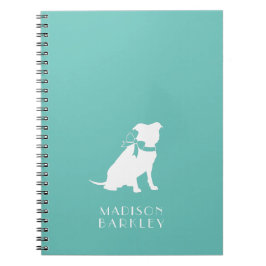 Pit Bull Dog Puppy Pitbull Notebook Notizblock