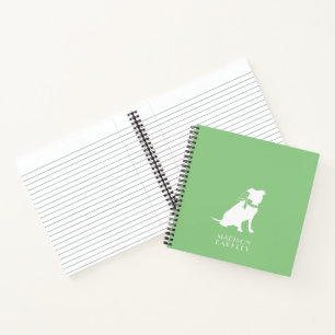 Pit Bull Dog Puppy Pitbull Notebook Notizbuch