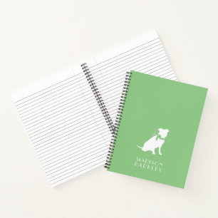 Pit Bull Dog Puppy Pitbull Notebook Notizbuch