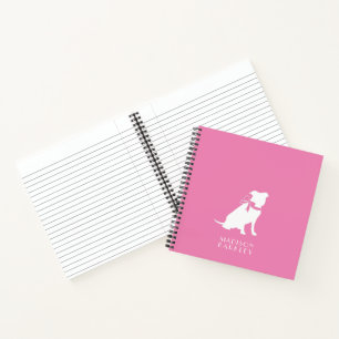 Pit Bull Dog Puppy Pitbull Notebook Notizbuch