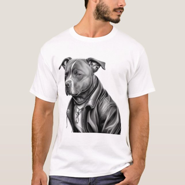 Pit Bull Dog T-Shirt (Vorderseite)