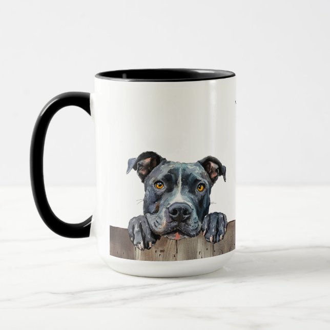 Pit Bull Dog Tasse (Links)