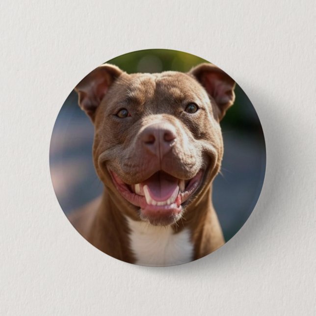 Pit Bull-Foto hinzufügen Anpassen Button (Vorderseite)