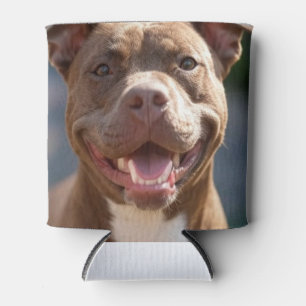 Pit Bull-Foto hinzufügen Anpassen Dosenkühler