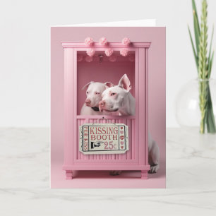 Pit Bull Hogs Kissing Booth Karte