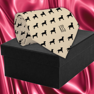 Pit Bull Hogs Muster Mit Monogramm Veterinary Krawatte